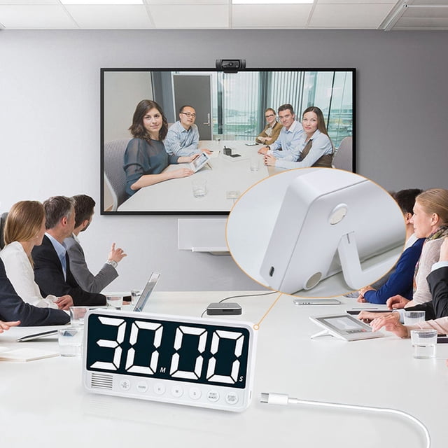 Temporizador Digital De Cocina, Temporizador De Fitness Con Pantalla Grande LED, Multifunción, Magnético, 2000 MAH, Para Entrenamiento Físico