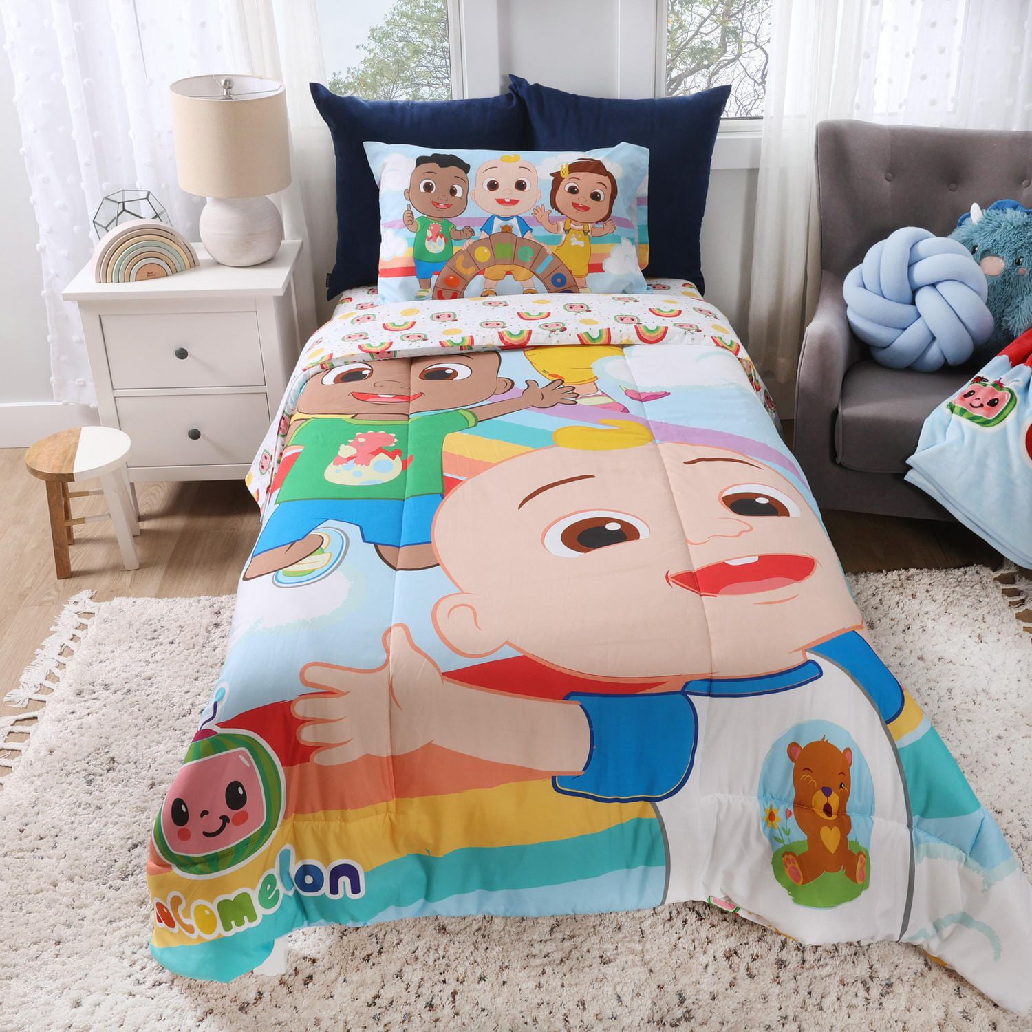 Cocomelon Twin Bedding Set