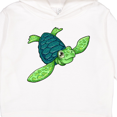 thumbnail image 3 of Inktastic Sea Turtle with Swirls Toddler Hoodie, 3 of 4