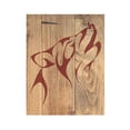 thumbnail image 2 of Tribal Wolf Howling Stencil Template Reusable 8.5 x 11 for Painting on Walls, Wood, Etc. By Stencilville, 2 of 2