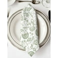 thumbnail image 2 of nqOlkjepod Farmhouse Spring Cloth Napkins Set of 8 Reusable Dinner Napkins, Sage Green Fruit Plant Leaf Flower Cocktail Napkin Washable Table Napkins for Wedding/Holiday Party/Baby Shower 20"x20", 2 of 8