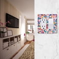 thumbnail image 5 of Yayeee Rocker Switch Wall Plate 1-Gang 4.6"x2.9" Home Decorative Outlet Cover, Yellow Colorful Circles, 5 of 6