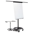 thumbnail image 2 of 360 Multi-Use Mobile Magnetic Dry Erase Easel, 27" x 41", White Surface, Black Steel Frame, 2 of 11