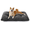 Dark Gray, variant on Katieovy Dog Bed for Large Dogs,Comfort Fluffy Plush Dog Cage Bed, 40"x26" Washable Dog Mat with Non-Slip Bottom for Dogs,Khaki