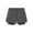 Dark Gray, variant on BRGZLK Men's Athletic Shorts with Compression Liner 5" Summer Solid Color Quick Dry Workout Shorts Anti Chafe Ultra Lightweight Elastic Waist Gym Shorts with Zipper Pocket Dark Gray L