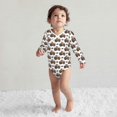 thumbnail image 4 of Xecao Cartoon Tractor Print Baby unisex-baby Cotton Long-sleeve Bodysuits-12 Months, 4 of 6