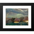 thumbnail image 2 of Tadeusz Makowski 18x14 Black Modern Framed Museum Art Print Titled - Rural Landscape with a Rainbow (1906), 2 of 5