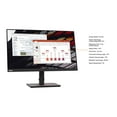 thumbnail image 5 of Restored Lenovo ThinkVision S24e-20 24" (23.8" Viewable) Full HD 1920 x 1080 WLED LCD Monitor - 16:9 - 60 Hz - 4 ms - Raven Black (62AEKAT2US) (Refurbished), 5 of 11