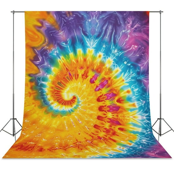 Colorful Swirls Tie-dye Backdrops for Photography for Party Backdrop Wedding Backdrop Background Picture