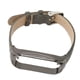 thumbnail image 2 of Correa de repuesto para reloj inteligente Bling Bling correa de tela ajustada y transpirable para Mi Band 7 funda negra de tela gris, 2 of 12