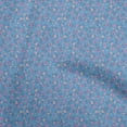 thumbnail image 1 of oneOone Viscose Chiffon Medium Blue Fabric Asian Suzani Craft Projects Decor Fabric Printed By The Yard 42 Inch Wide, 1 of 5