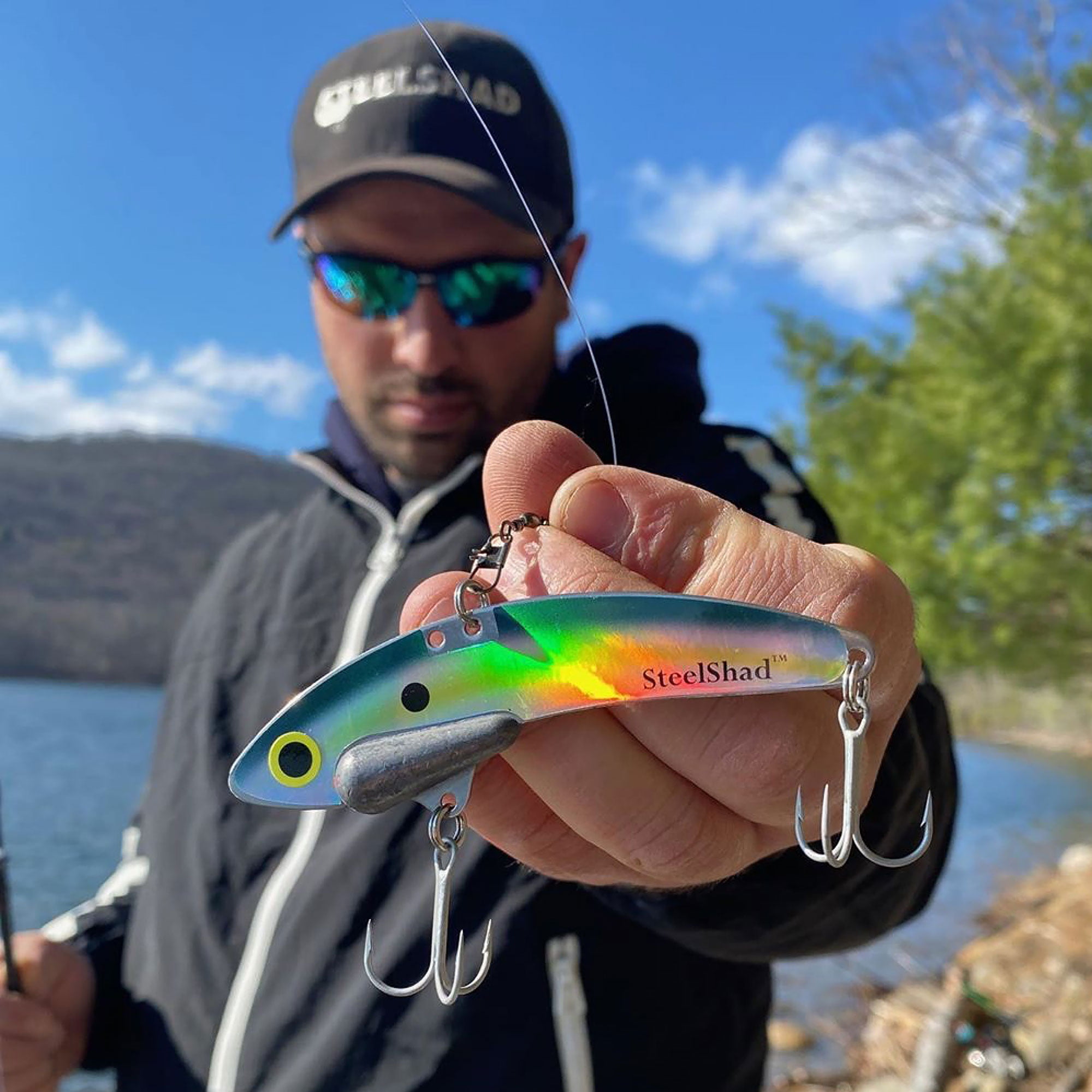 SteelShad Original - 3/8 oz - Sexy Shad - 3 Pack - Lipless Crankbait for  fresh water & salt water Fishing - Long Casting Bass Lure Perfect for Bass,  Pike, Musky, Walleye, Trout, Salmon and Striper 