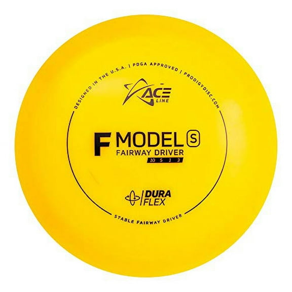Prodigy Disc Ace Line Glow DuraFlex F Model S Fairway Driver Golf Disc [Colors May Vary] - 170-176g