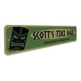 thumbnail image 3 of Every Hour is Happy Hour Tiki Novelty Decor, Metal Wall Sign - 4x18 Inches, 3 of 4