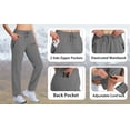 thumbnail image 4 of Rosvigor Womens Hiking Pants Quick Dry Cargo Joggers Lightweight Athletic Pants Casual Travel Trousers, 4 of 6