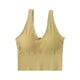 thumbnail image 1 of Guardurnaity Sujetador deportivo sin costuras suave y elástico para mujer, ropa interior ligera y cómoda para mujer Ropa interior Té sal marrón, 1 of 5
