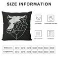 thumbnail image 5 of ONETECH  Geometric Abstract Minimalist Buffalo Line Art Throw Pillow, 5 of 5