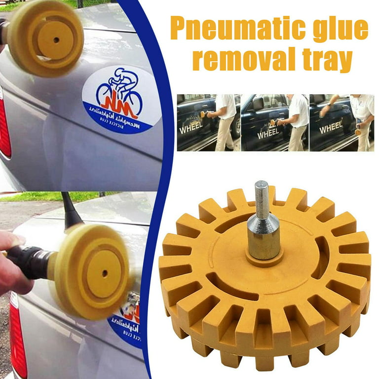 Car Pneumatic Rubber Eraser Wheel Pad Rubber Disk Decal Eraser Wheel Car Sticker  Remover - China Erase Pad, Erase Wheel