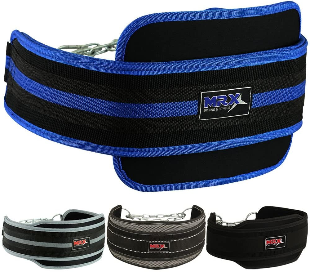 MRX Weightlifting Dip Belt Bodybuilding Training Fitness Gym Workout