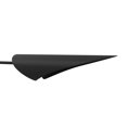 thumbnail image 4 of Hunter - Merian 2-light Matte Black, Extra Large Chandelier, Dimmable, Modern Style, Linear Shaped, for Bedrooms, Dining, Living Rooms - 48142, 4 of 10
