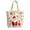 B, variant on A Canvas Tote Bag With Santa Claus Design For Christmas Gifts And Holiday Shopping