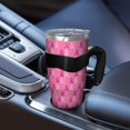 thumbnail image 5 of 40oz Tumbler,Pink Breast Cancer Insulated Tumblers with Removable Handle,Stainless Steel Double Vacuum Coffee Tumbler Cup with Straw for Home,Office,Travel,Party, 5 of 5