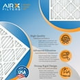 thumbnail image 4 of 12x25x1 Air Filter MERV 11 Electrostatic Pleated Air Conditioner Filter 6 Pack HVAC AC Furnace Filters, 4 of 4