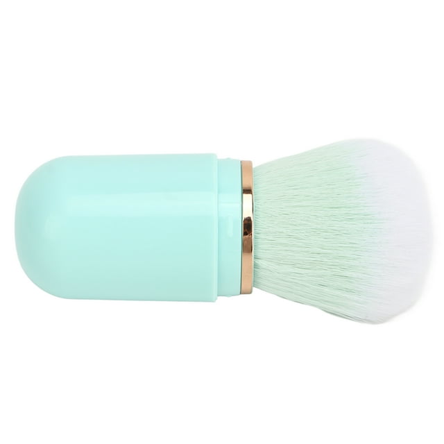 Cepillo De Limpieza Para Polvo De Uñas, Cepillo Para Polvo Para Decoración De Uñas, Ergonómico, De Fibra Artificial, Retráctil, Portátil, Para Colorete