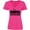 Hot Pink, variant on Inktastic Cleveland Skyline Grunge Women's V-Neck T-Shirt
