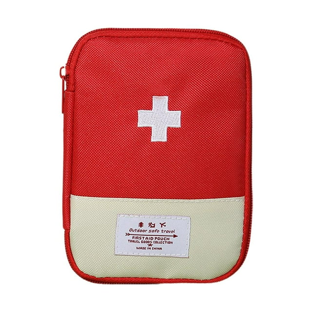 CAIROYAR Botiquín de primeros auxilios para viajes, botiquín de primeros auxilios para el automóvil, botiquín médico pequeño para el hogar, botiquín de emergencia para supervivencia
