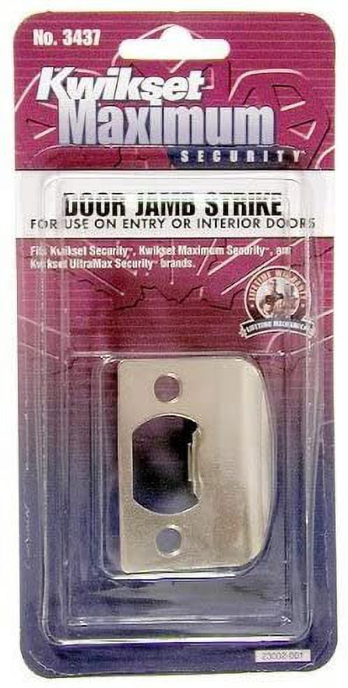 Kwikset 81825-6WAL Adjustable Half-Round Drive Lates in PB Kwikset 81825-6WAL Adjustable Half-Round Drive Lates in PB