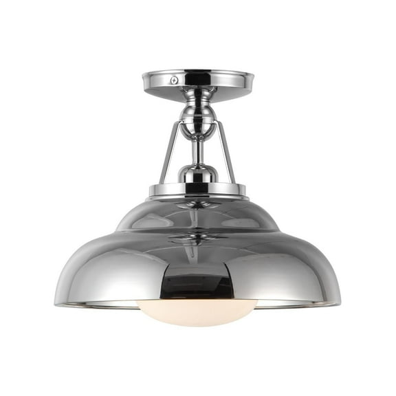 Alora Lighting Sf344012 Palmetto 12" Wide Semi-Flush Ceiling Fixture - Polished Nickel /