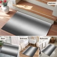 thumbnail image 6 of Gradient Gray Washable Small Entryway Area Rugs 2'x3', Modern Minimalist Black Gray Ocean Beach Low Pile Throw Rug Non-Slip Sturdy Edge Binding Carpet for Front Door Floor Room Entry, 6 of 9