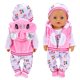 thumbnail image 4 of Conjunto de muñeca para muñecas de 17 pulgadas (43 cm), ropa de unicornio para muñecas Baby Born, 5 piezas, accesorios para muñecas, regalo de cumpleaños para bebé, 4 of 5