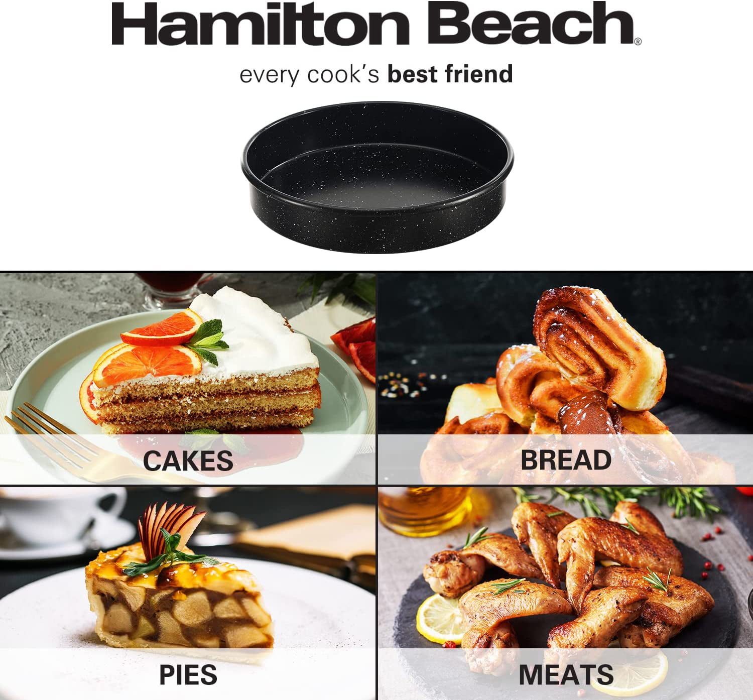 Hamilton Beach Carbon Steel Cookie Pan, Professional Quality