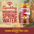 thumbnail image 2 of Arrowhead Mango Dragon Fruit Chili Sparkling Mountain Spring Water, 12 fl oz, 8 Cans, 2 of 6