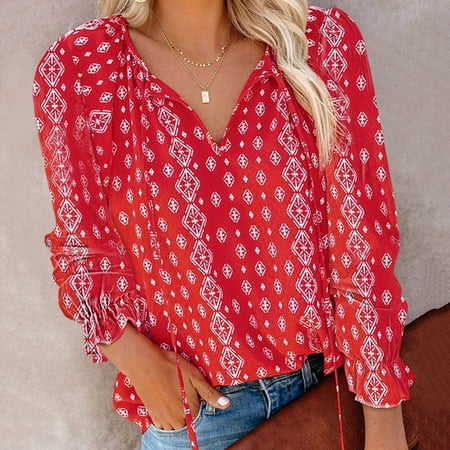 

Rash Guard for Women Sun Protection Shirts for Women Printing Rash Guard Red L