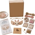thumbnail image 2 of DIY Beaded Bracelet Making Kit, 3D Animal Beaded Bracelet Making Set for Beginner, Cute Animal Beadwork Jewelry Craft Kit with Full-Color Instruction Sheet, Gift for Craft Lovers, #Rabbit, 2 of 8