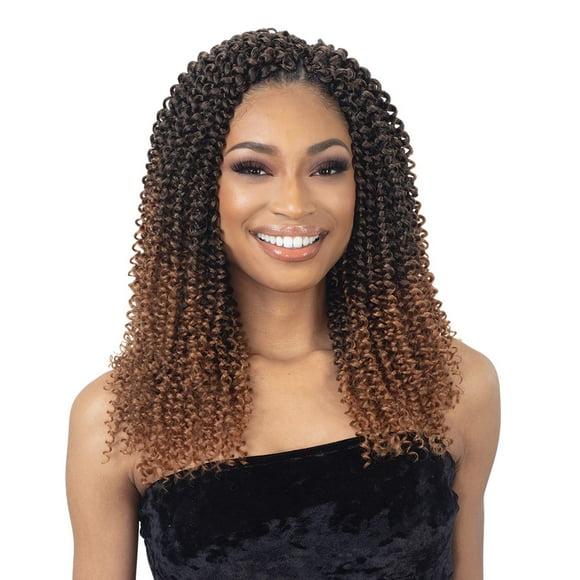 FreeTress Crochet Braids 3X Pacific Curl 12"" (1-pack, 1B)