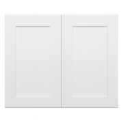 Design House Brookings Shaker Fully Assembled Tall Kitchen Wall Cabinet (30 x 24 x 12), Sherwin Williams® White