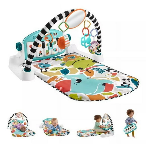 Gimnasio Piano Azul Fisher Price Pataditas Musicales