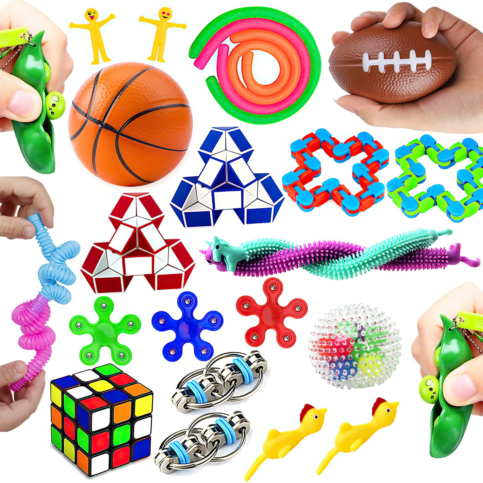 Autism Needs Stress Reliever Anxiety Relief Toys, Sensory Fidget Toys Set 