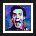 thumbnail image 2 of Stephen Chambers 20x20 Black Ornate Wood Framed With Double Matting Wall Art Titled - Jim Carrey, 2 of 6
