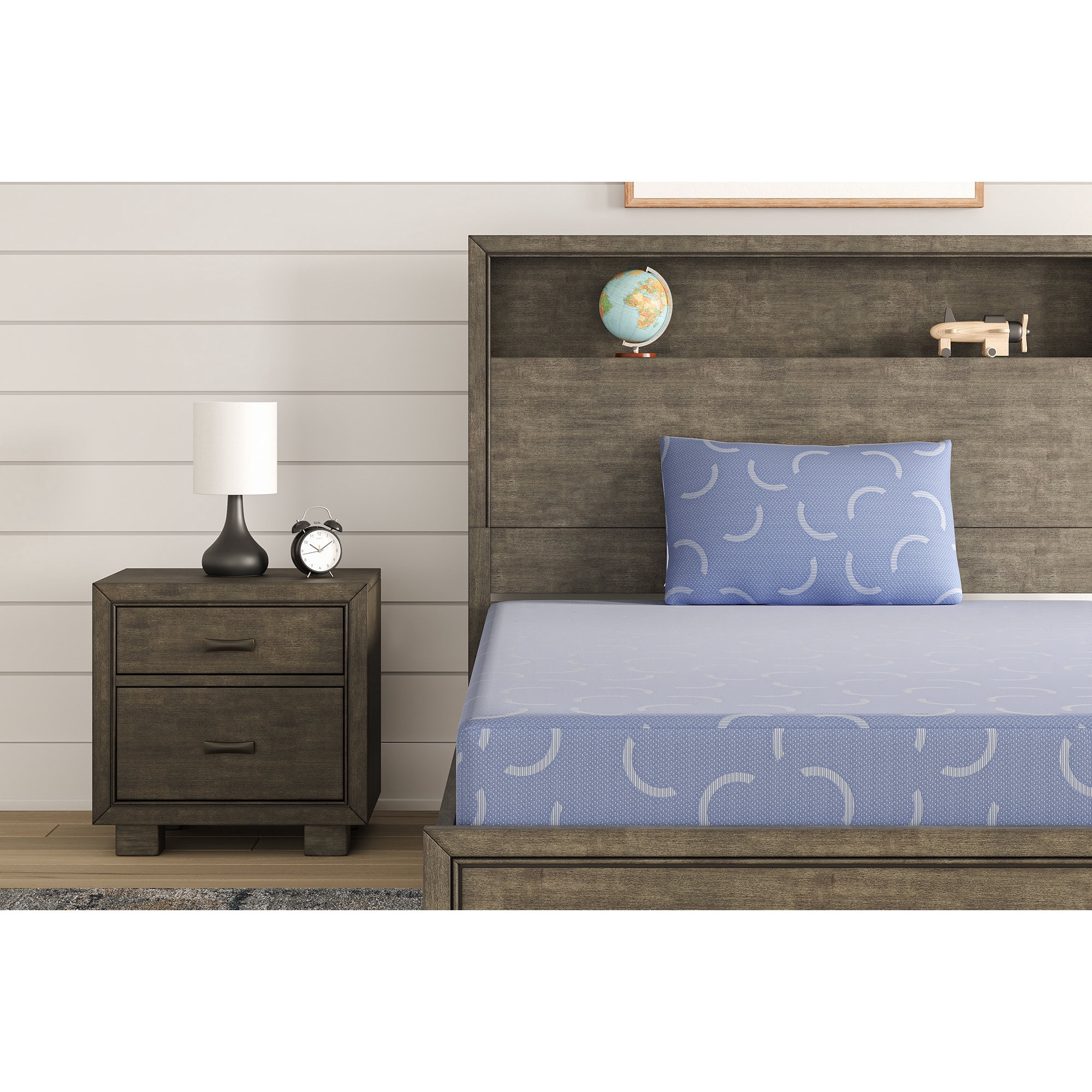 マットレス USA Signature Design by Ashley Twin Size iKidz 7 Inch Firm Memory Foam