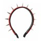 thumbnail image 4 of Diadema Steampunk para mujer, diadema ligera para cosplay, para fiesta, graduación, carnaval, regalos Rojo, 4 of 9