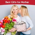 thumbnail image 5 of Blanket for Mom from Daughter & Son, Mom Birthday, Flannel Fleece Soft Warm Cozy Boho Love Letter Throw Mother Blanket 60\u201d x 50\u201d, 5 of 6