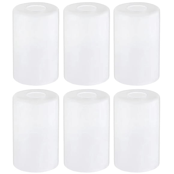 Reemplazo de pantalla de lámpara de vidrio, paquete de 6 unidades para luminarias