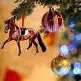 thumbnail image 1 of Ganfancp Coche Plano Acrílico Ecuestre Decoración Del Árbol de Navidad Colgante Navidad Decoración Del Hogar Artículos En Liquidación 1X Colgante, 1 of 2