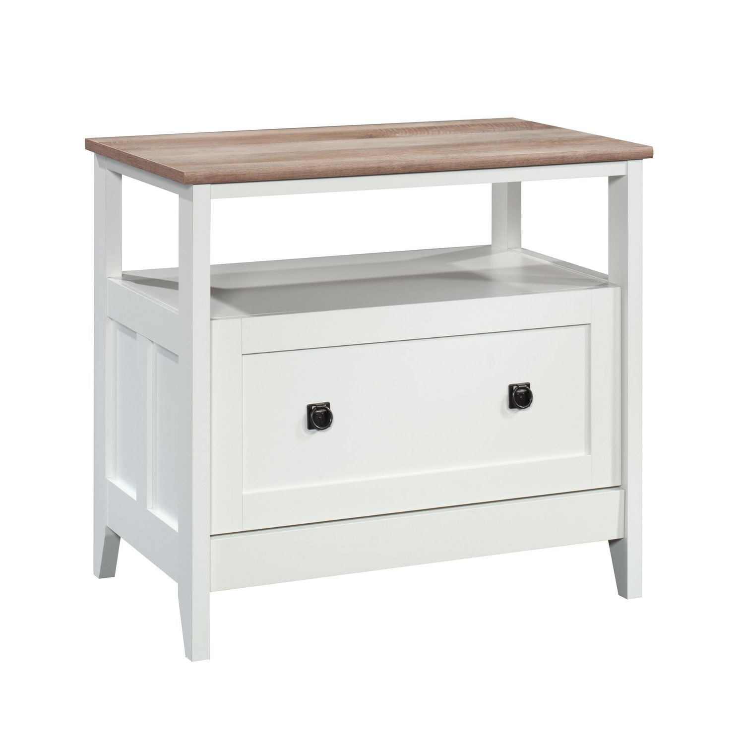 Sauder August Hill Lateral File in Soft White Finish