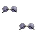 thumbnail image 3 of Gafas de Sol Qarigey Sun Eyewear Marco de Metal Multifuncional Dorado y Púrpura, 3 of 6